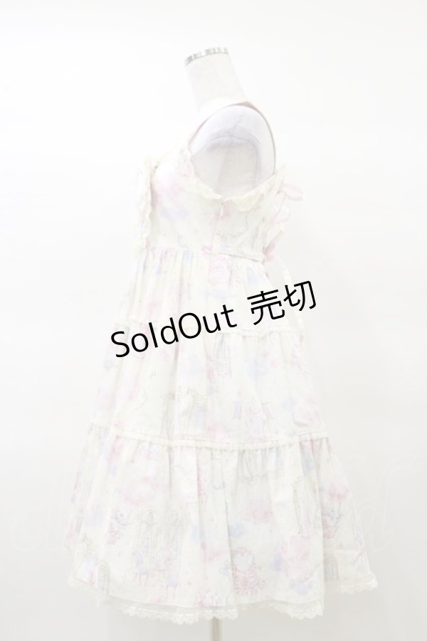 画像3: BABY,THE STARS SHINE BRIGHT / Twinkle Dreaming Princess柄ジャンパースカートII Free クリーム H-25-03-19-057-BA-OP-NS-ZH (3)