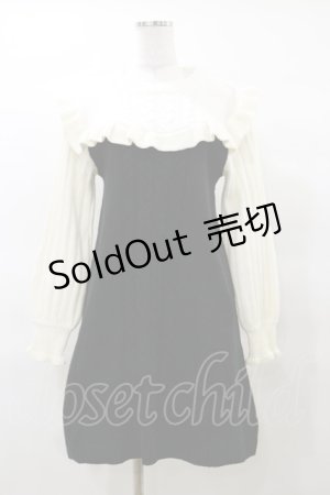 画像: axes femme / ニットワンピース M 白 H-25-03-19-060-AX-OP-NS-ZH