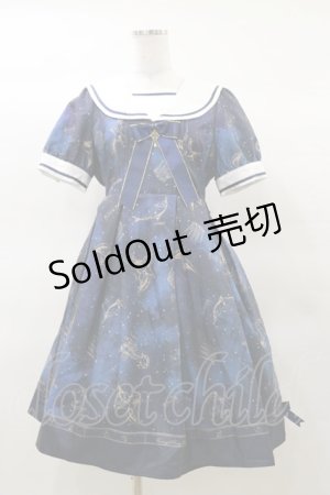 画像: Amavel / Fantasy Milkywayワンピース Free ネイビー H-25-03-19-064-CA-OP-NS-ZH
