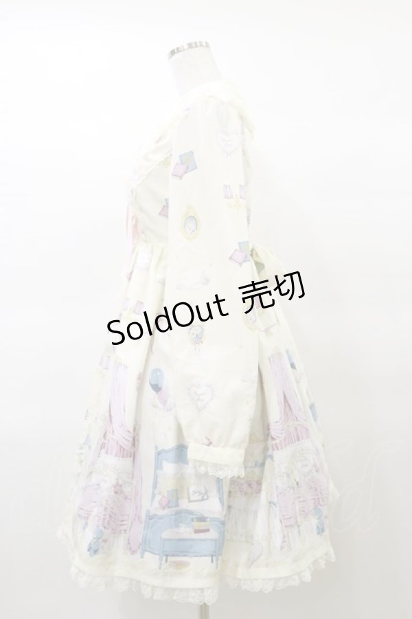 画像3: Angelic Pretty / Daydream Bedワンピース Free アイボリー H-25-03-19-066-AP-OP-NS-ZH (3)
