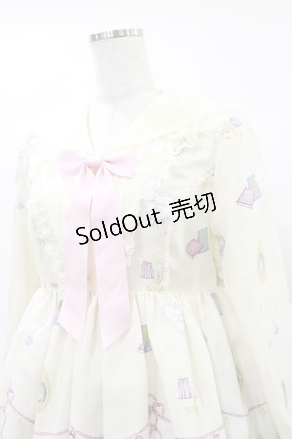 画像4: Angelic Pretty / Daydream Bedワンピース Free アイボリー H-25-03-19-066-AP-OP-NS-ZH (4)