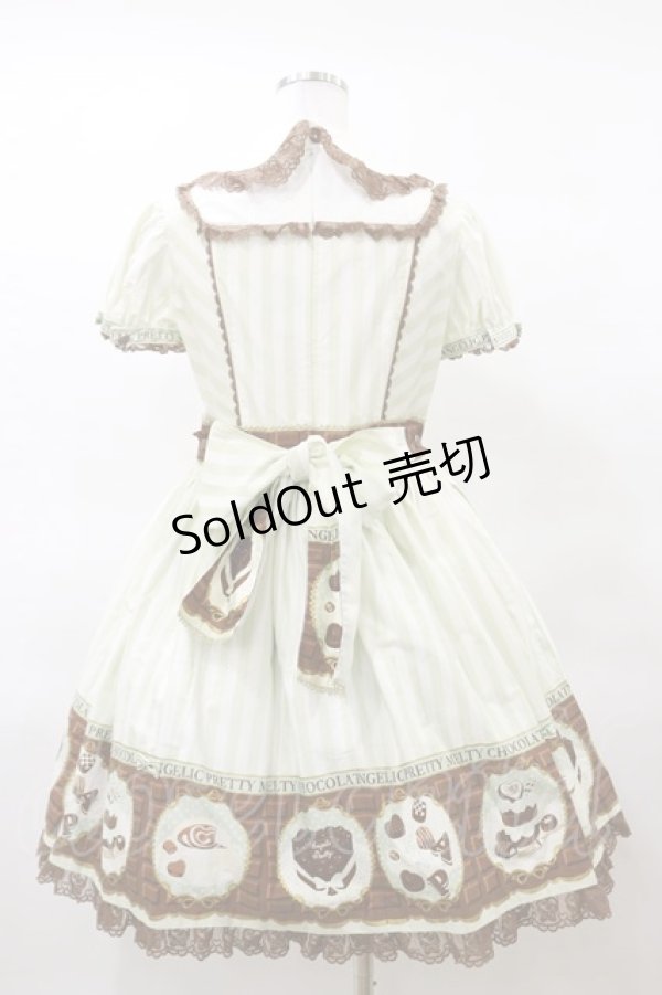 画像2: Angelic Pretty / Meltyチョコレートワンピース【難あり】 Free ミント H-25-03-19-069-AP-OP-NS-ZH (2)