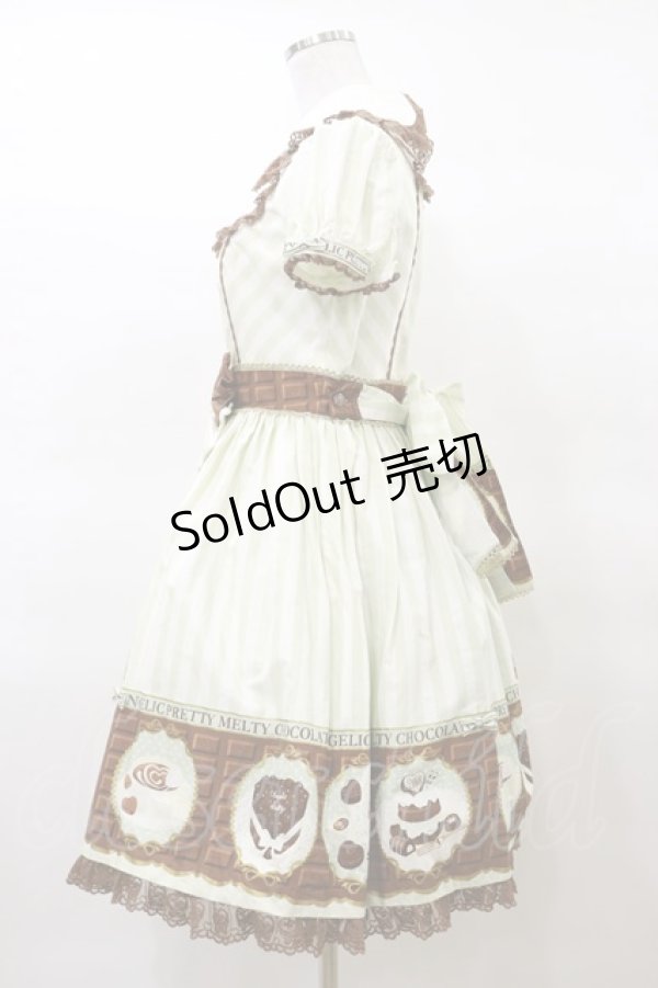画像3: Angelic Pretty / Meltyチョコレートワンピース【難あり】 Free ミント H-25-03-19-069-AP-OP-NS-ZH (3)