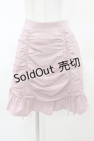 画像: Ank Rouge / ギャザー台形スカート M ピンク H-25-03-19-1039-CA-SK-NS-ZH