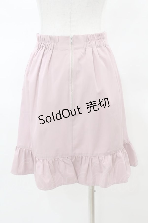 画像2: Ank Rouge / ギャザー台形スカート M ピンク H-25-03-19-1039-CA-SK-NS-ZH (2)