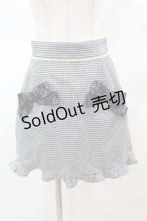 画像: Ank Rouge / リボンポケット台形ミニスカート M ブラック H-25-03-19-1040-CA-SK-NS-ZH