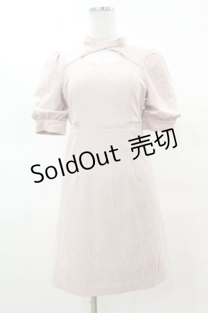 画像: EATME / クロスベルトネックワンピース S ピンク H-25-03-19-1009-LO-OP-NS-ZH