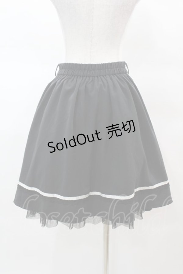 画像2: axes femme POETIQUE / キャットシルエット刺繍スカート M ブラック H-25-03-19-1029-AX-SK-NS-ZH (2)