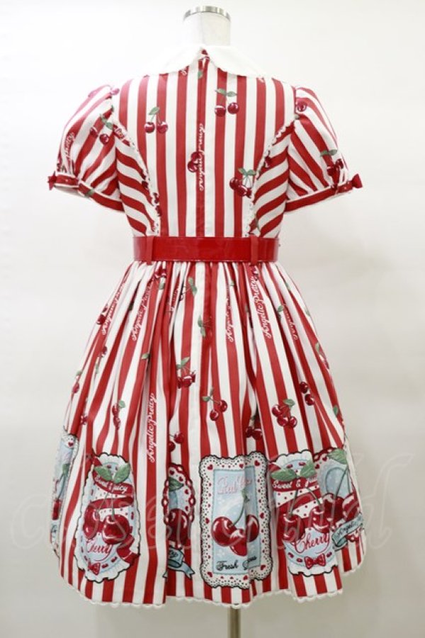 画像2: Angelic Pretty / Cherry Stampワンピース Free レッド H-25-03-19-071-AP-OP-NS-ZH (2)