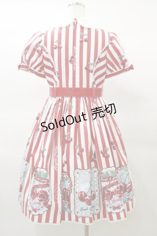 画像2: Angelic Pretty / Cherry Stampワンピース Free レッド H-25-03-19-071-AP-OP-NS-ZH (2)