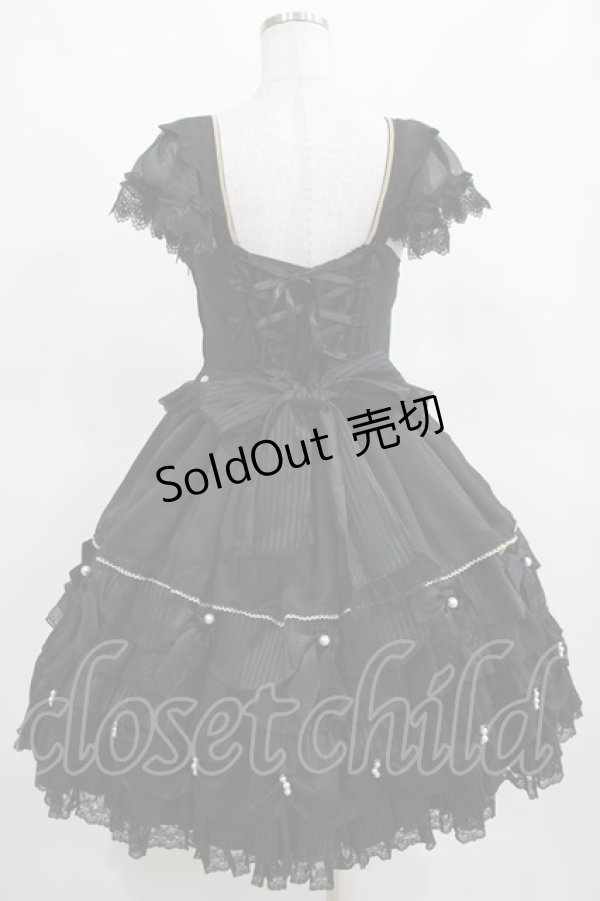 画像3: Angelic Pretty / Rose Primaジャンパースカート Free ブラック H-25-03-20-003-AP-OP-NS-ZH (3)