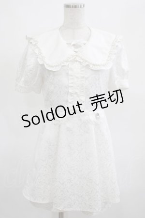 画像: Ank Rouge / ダブルプチリボンコンビネゾン M オフ H-25-03-20-028-CA-OP-NS-ZH