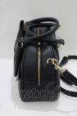 画像3: Maison de FLEUR / Marroncream リボンボストンバッグ  ブラック H-25-03-20-045-LO-BG-NS-ZH (3)