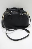 画像4: Maison de FLEUR / Marroncream リボンボストンバッグ  ブラック H-25-03-20-045-LO-BG-NS-ZH (4)