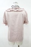 画像2: Ank Rouge / チョーカー付きサテンフリルブラウス M ピンク H-25-03-20-1045-CA-BL-NS-ZH (2)