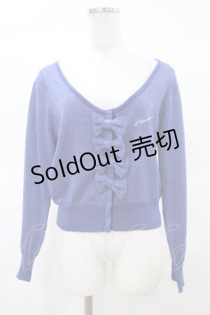 画像: metamorphose / 4つリボンカーディガン Free ブルー H-25-03-20-1058-ME-TO-NS-ZH