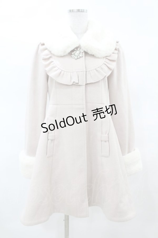 画像1: Ank Rouge / ラウンドヨークドーリーコート M ピンク H-25-03-20-1061-CA-CO-NS-ZT-C019 (1)