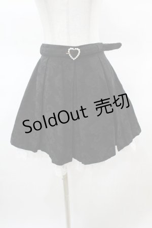 画像: Secret Honey / ジャガードボックスプリーツスカート Free ブラック H-25-03-20-1023-CA-SK-NS-ZH