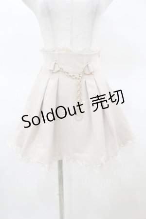 画像: Rojita / フロント飾りチェーンスカパン Free ベージュ H-25-03-20-1037-LO-PA-NS-ZH