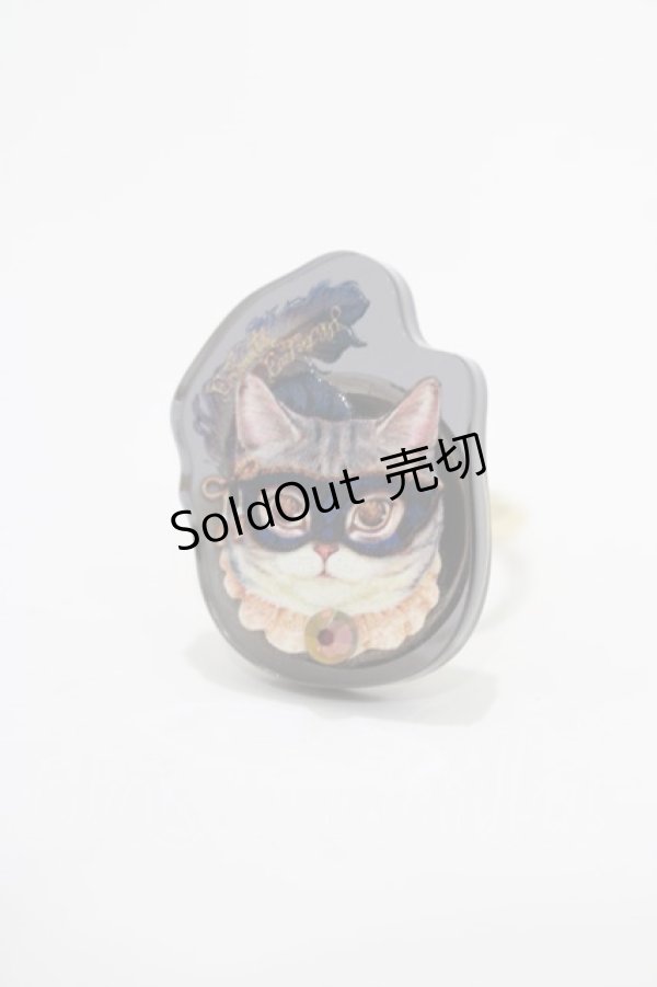 画像1: Enchantlic Enchantilly / Dolled up Ring（Masquerade Cat） Free ブルー H-25-03-20-057-LO-AC-NS-ZH (1)