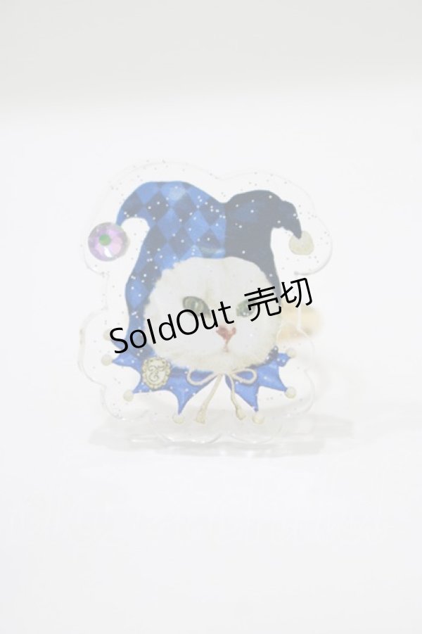 画像1: Enchantlic Enchantilly / Dolled up Ring（Masquerade Cat） Free ブルー H-25-03-20-066-LO-AC-NS-ZH (1)