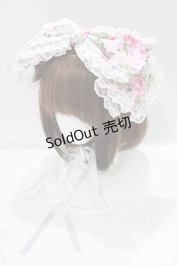 画像1: metamorphose / フローレンスリボンヘッドドレス  サックス H-25-03-20-078-ME-AC-NS-ZH (1)