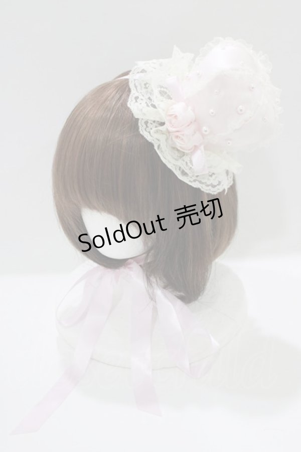 画像1: metamorphose / パール付王冠型ヘッドドレス  ピンク H-25-03-20-079-ME-AC-NS-ZH (1)
