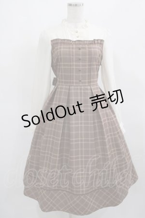 画像: Amavel / Classical Plaidワンピース Free ブラウン H-25-03-20-009-CA-OP-NS-ZH