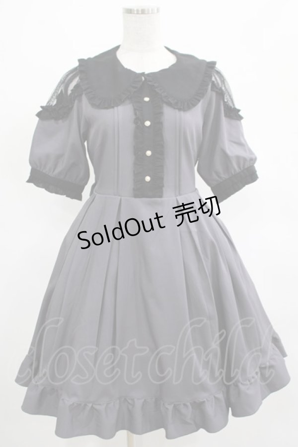 画像1: Amavel / Blooming Frill ワンピース Free グレー H-25-03-20-012-CA-OP-NS-ZH (1)