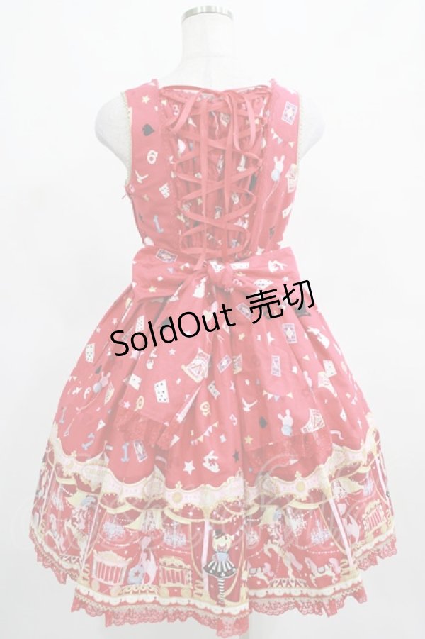 画像3: Angelic Pretty / Star Night Theaterジャンパースカート Free アカ H-25-03-20-002-AP-OP-NS-ZH (3)