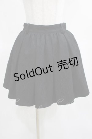 画像: Ank Rouge / パールバックルレースボンディングスカート M ブラック H-25-03-20-023-CA-SK-NS-ZH