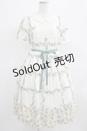 画像: Emily Temple cute / Marguerite Gardenワンピース  アイボリー H-25-03-21-005-ET-OP-KB-ZH