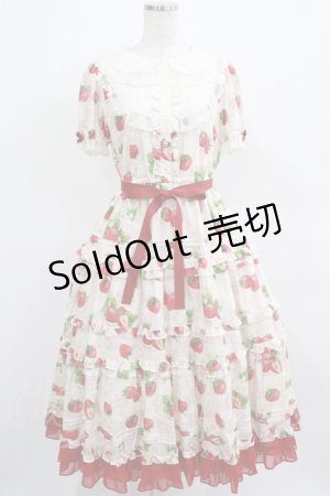 画像: Emily Temple cute / Dear Strawberry Anniversaryドレス  アイボリー H-25-03-21-006-ET-OP-KB-ZH