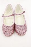 画像1: RoseMarie seoir / glitter shoes L ピンク H-25-03-21-1042-LO-SH-NS-ZH (1)