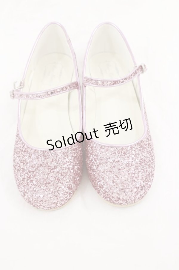 画像1: RoseMarie seoir / glitter shoes L ピンク H-25-03-21-1042-LO-SH-NS-ZH (1)