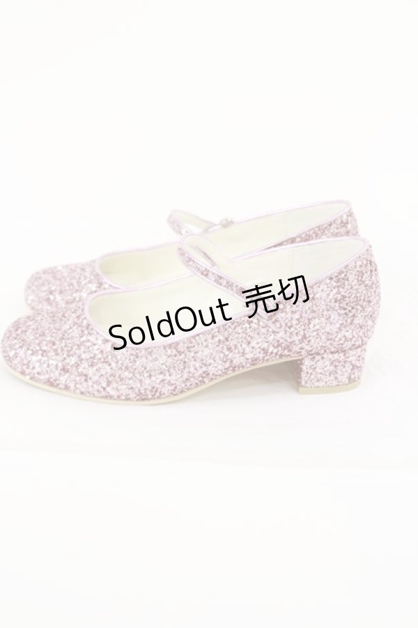 画像2: RoseMarie seoir / glitter shoes L ピンク H-25-03-21-1042-LO-SH-NS-ZH (2)
