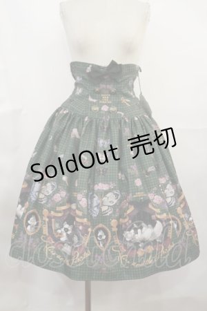 画像: ALICE and the PIRATES / Dual face 〜phantom and truth〜柄スカート Free グリーン H-25-03-21-1005-PA-SK-NS-ZH