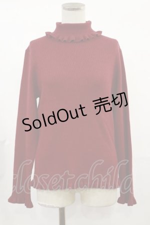 画像: m petit by misako / サンリオキャラクターズコラボ ハローキティ ニットプルオーバー L レッド H-25-03-21-1019-LO-TO-NS-ZH