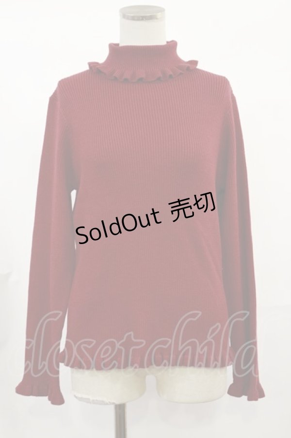 画像1: m petit by misako / サンリオキャラクターズコラボ ハローキティ ニットプルオーバー L レッド H-25-03-21-1019-LO-TO-NS-ZH (1)