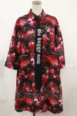 画像1: Jamie エーエヌケー / イチゴ柄BIGシャツ M ブラック H-25-03-21-1029-LO-BL-NS-ZH (1)