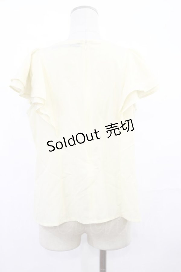 画像2: an another angelus / ノースリーブフリルブラウス Free IVORY H-25-03-21-1030-CA-BL-NS-ZH (2)