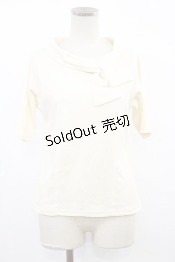 画像1: an another angelus / タイ付きカットトップス Free IVORY H-25-03-21-1032-CA-TO-NS-ZH (1)