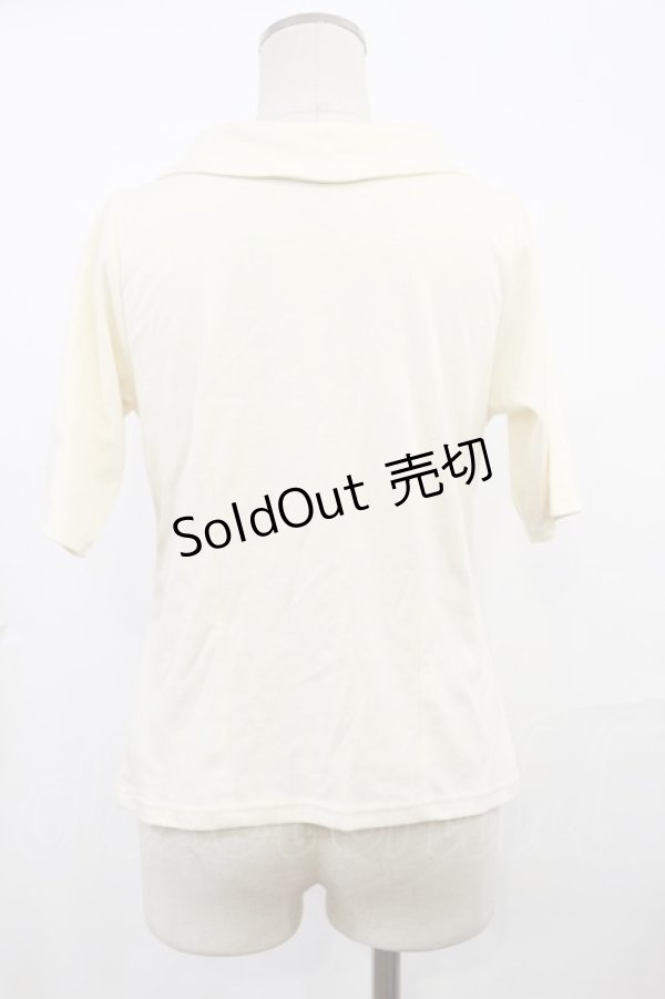 画像2: an another angelus / タイ付きカットトップス Free IVORY H-25-03-21-1032-CA-TO-NS-ZH (2)