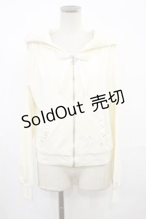 画像: Amavel / FancyTwincats猫耳パーカー Free アイボリー H-25-03-21-1035-CA-TO-NS-ZH