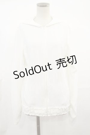 画像: NO.S PROJECT / うさ耳ワッフルフードパーカー Free オフ H-25-03-21-1036-LO-TO-NS-ZH