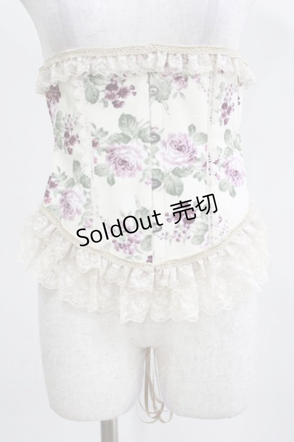 画像2: PrivateSquare. / Bloomコルセット L 生成×パープル H-25-03-21-052-LO-ZA-KB-ZH (2)