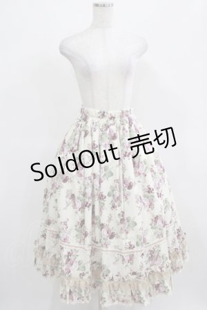 画像: PrivateSquare. / Bloomロングスカート  生成×パープル H-25-03-21-007-LO-SK-KB-ZH