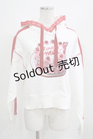 画像: MILK / Lovely MILK   オフ×レッド H-25-03-21-063-ML-TO-KB-ZH