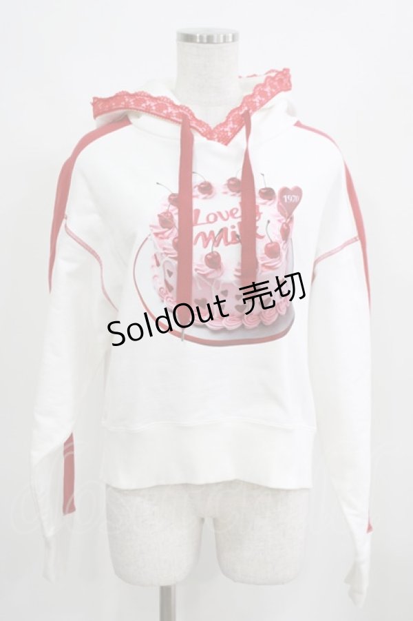 画像1: MILK / Lovely MILK   オフ×レッド H-25-03-21-063-ML-TO-KB-ZH (1)