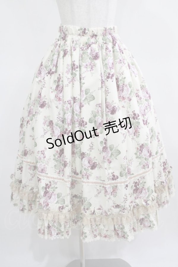 画像2: PrivateSquare. / Bloomロングスカート  生成×パープル H-25-03-21-007-LO-SK-KB-ZH (2)